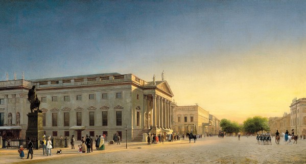 Opernhaus Berlin by Eduard Gaertner